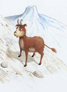Dahu, il quadrupede di montagna