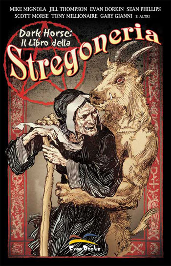 La copertina di una raccolta di fumetti sul tema Stregoneria