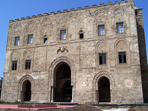 La facciata del palazzo Zisa